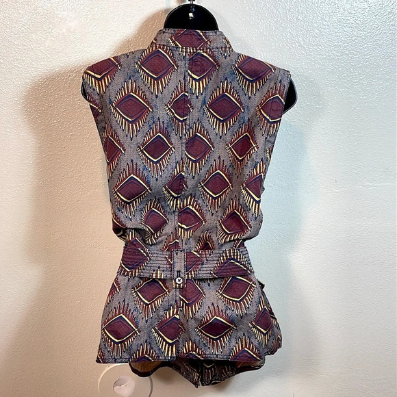 Anthropologie Elevenses Belted Safari Vest size Large - Picture 6 of 11